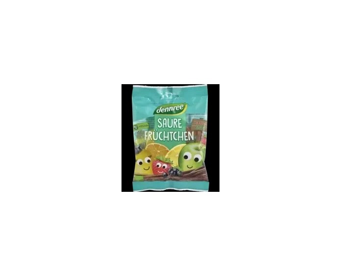 Bonbóny  kyselé ovoce 100g VEGAN BIO Dennree